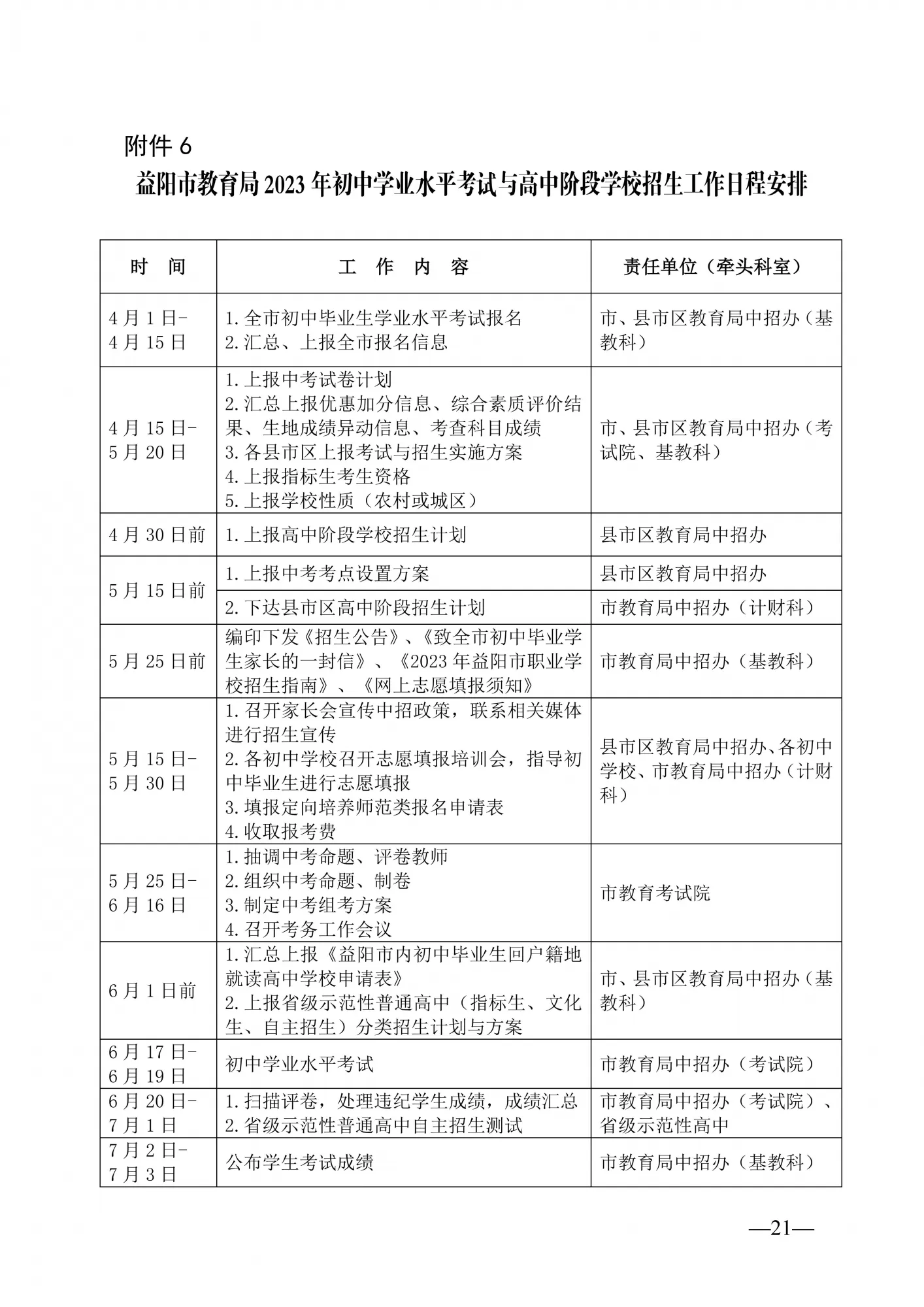 益阳市教育局关于做好2023年中小学招生入学工作的通知(图21)